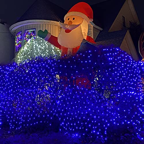YEGUO 500 LED Red and White Christmas Lights Indoor, String Lights Outdoor Waterproof, 8 Modes 165ft Green Wire Tree Lights Twinkle Lights Plug in for Holiday Festival Xmas Decor