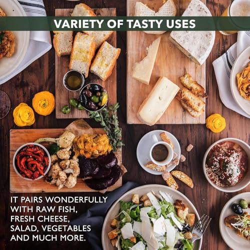 Frantoia Extra Virgin Olive Oil from Italy - Fruity, Unfiltered, Cold Extracted Authentic Sicilian Olive Oil - Fresh Harvest, Imported From Italy - 33.8 fl oz - Pack of 1