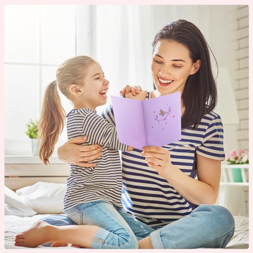 Happy Birthday Card Pop Up, 3D Birthday Greeting Card with Envelope Removable Blank Note Card, Cute Birthday Card for Kids