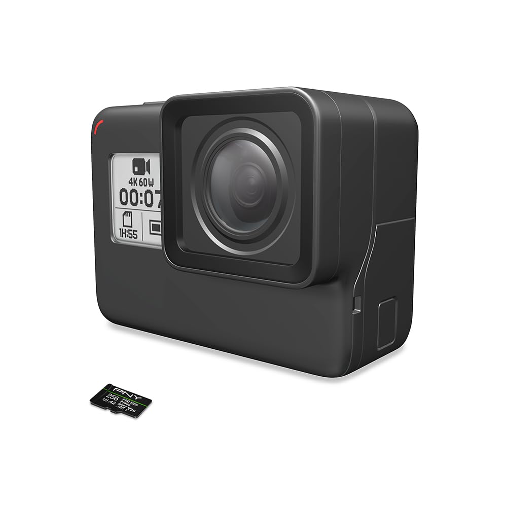 PNY 256GB PRO Elite Prime™ C10 U3 V30 A2 microSDXC Flash Memory Card – Ultra-Fast Speeds, Read 200MB/s, Write 150MB/s, 4K UHD, Full HD, UHS-I, for Smartphones, Drones, Action Cameras