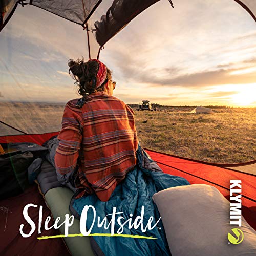 Klymit Klymaloft Extra Large Inflatable Air Bed, Sleeping Pad, Compact, Portable, Inflatable, Supportive, Hybrid, Airplane, Camping, Backpacking, Hammock, Pillow, Grey