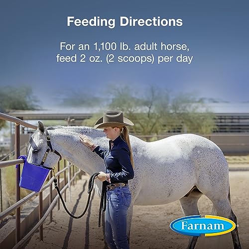 Farnam Horseshoer's Secret Pelleted Hoof Supplements Concentrate, Economic formula with 25 mg. of biotin per 2 oz. serving, 3.75 lb., 30 day supply