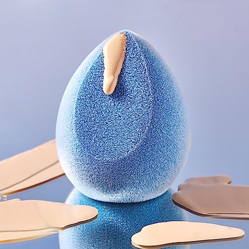 JUNO & Co. Microfiber Sponge, Latex-Free, Dual Layer Technology, Flawless Makeup Blender for Foundations, Powders and Creams (Microfiber 4Ever Sponge Bundle)