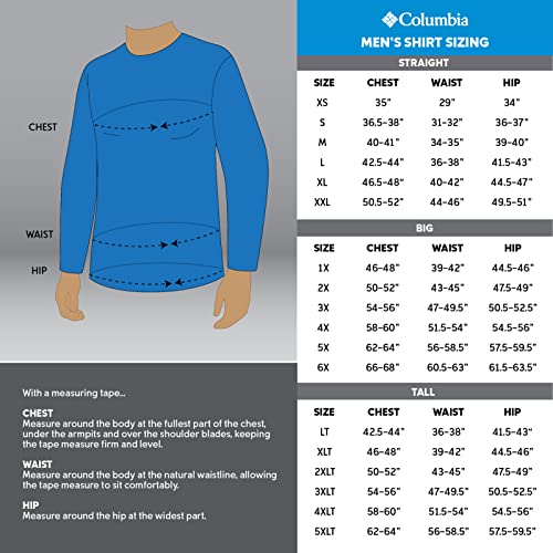 Columbia Men's Terminal Deflector Printed Long Sleeve, Cool Grey Deepwaters Camo, X-Small