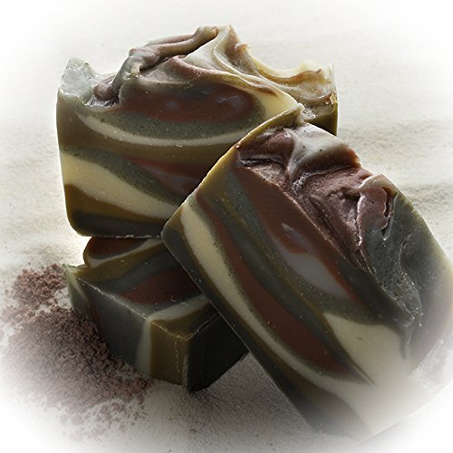 Brazilian Mud Soap (4Oz) - Handmade Soap Bar with French Lavender and Fennel Essential Oils - Organic and All-Natural – by Falls River Soap Company