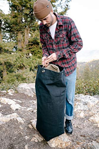 Stansport Top Load Canvas Deluxe Duffel Bag - Black (1221) 36" X 10" X 10"