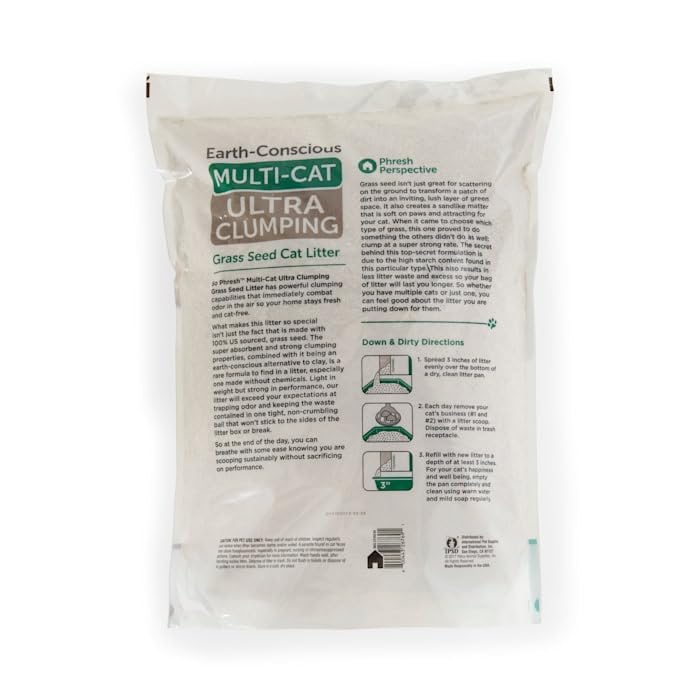 So Phresh Extreme Clumping Unscented Grass Seed Cat Litter 10 lbs.