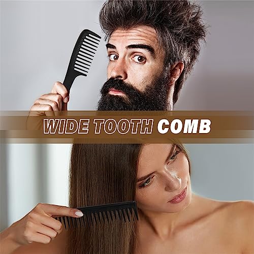 12PCS Hair Cutting Comb Set Hair Comb for Men Styling Comb for Men Barber Combs for Hair Stylist Barber Cape Neck Duster Brush Set Hair Cutting cape with Adjustable Neck Size Neck Duster Neck Brush