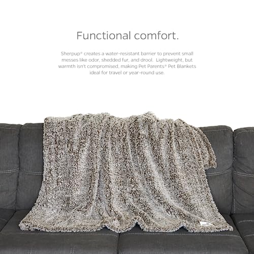 Pet Parents Premium Pet Blanket - Water Resistant, Perfect for Crates, Calming, Large, Medium, Small Dogs & Puppies - Color: Chocolate, Size: 24x32