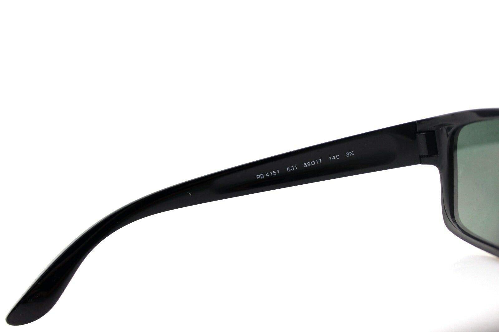 Ray-Ban RB4151 Square Active Lifestyle Black Sunglasses 59mm