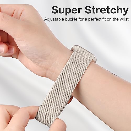 DaQin Compatible with Apple Watch Band 40mm 41mm 38mm 44mm 42mm 45mm 49mm Women Men, Adjustable Stretchy Solo Loop Nylon Elastic Braided Sport Band for iWatch Ultra/Ultra 2 SE Series 9 8 7 6 5 4 3 2 1