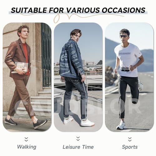 Caudblor Men Thin No Show Socks for Loafer, Invisible Low Cut Liners No See Non Slip Sock 6 Pairs