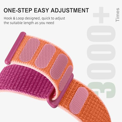Getino Nylon Band Compatible with Apple Watch Bands 44mm 42mm 45mm 46mm 49mm 40mm 41mm 38mm Women Men, Breathable Soft Weave Stretchy Sport Strap for iWatch Series 10 9 8 7 6 5 4 3 SE Ultra 2 1, Gray