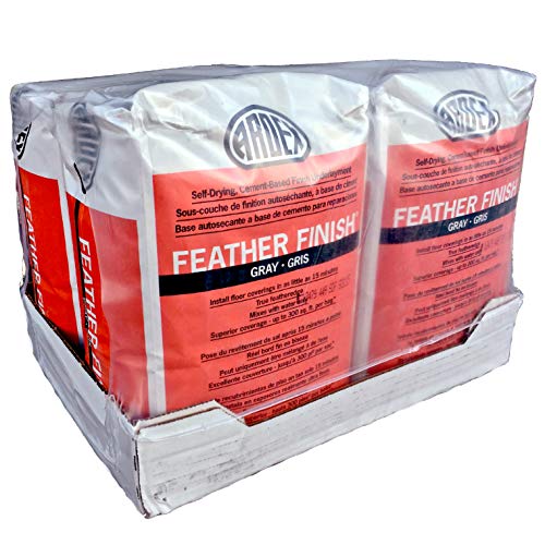 Ardex Feather Finish Grey/Gray/Gris Self-Drying Cement Based Pack of 4 Bags 10 Lbs