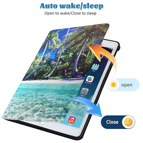 iPad 9th Generation Case, iPad 8th Generation Case, iPad 7th Generation Case, Multi-Angle Viewing Stand 10.2 Inch iPad Case Covers with Auto Sleep Wake (Coconut)
