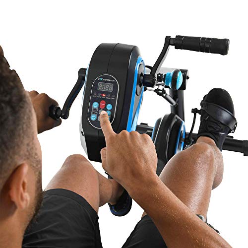 Exerpeutic 2000M Motorized Under Desk Exercise Bike - Electric Legs and Arms Pedal Exerciser - Fitness Equipment for Home Use - Remote Work Office Accessory - Black