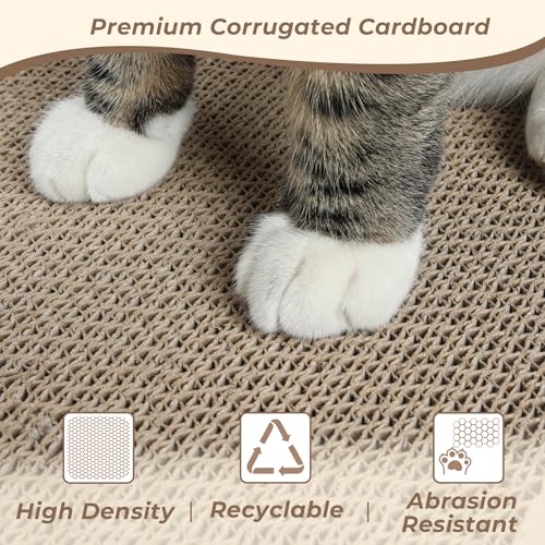 ComSaf Cat Scratching Board Refills(3 Pack), Replacement Cat Scratch Pad with Accessory Bag