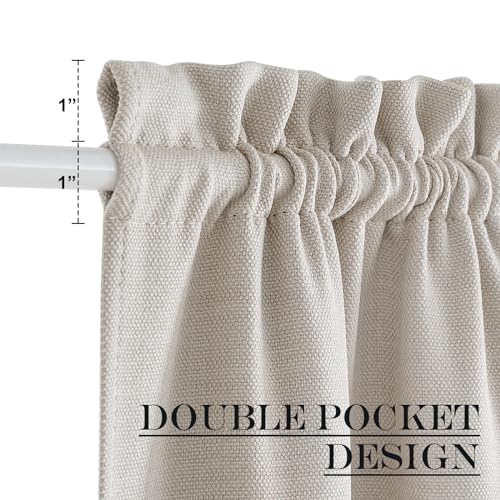 NICETOWN French Door Curtains Privacy Blackout Door Curtains, 26 X 72 Inch Room Darkening Curtains for Glass Window, Thermal Insulated Door Shade for Bedroom, 1 Panel, Greyish Green