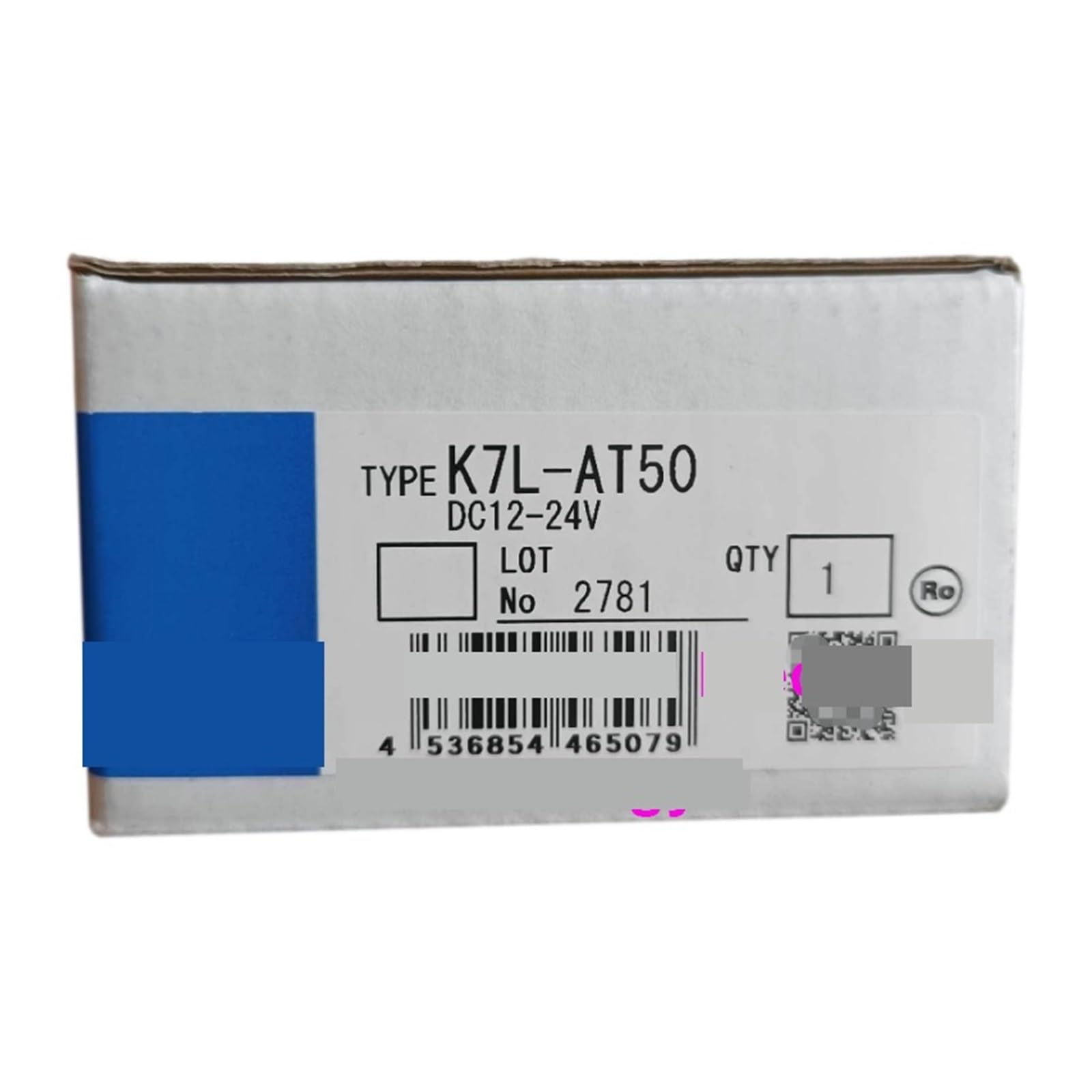 1pcs K7L-AT50 K7L-AT50D 12-24VDC Leakage Detector Relay Switch (Size : K7L-AT50D)