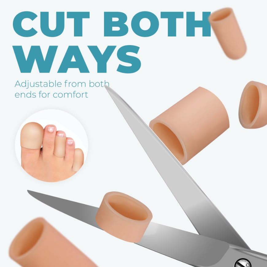 Metatarsal Pads (4-Pack) + Gel Toe Caps (6-Pack) – Cushioning Set for Daily Foot & Toe Comfort