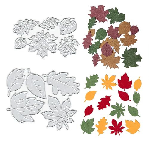 Metal Mushroom Agaric Die Cuts Fungus Swamm Leaf Lamp Tree Cutting Dies Embossing Stencils Template Mould for Card Making Decoration and DIY Scrapbooking Album