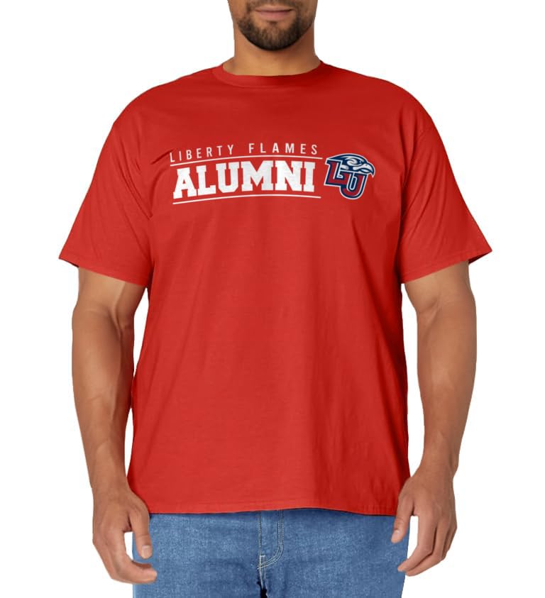 Liberty University Flames Alumni with Logo T-Shirt