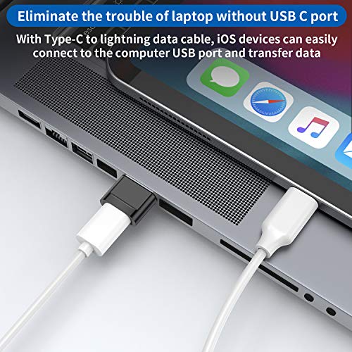 USB C Female to USB Male Adapter (4-Pack),Type C to USB A Charger Adapter for Apple iWatch Watch Series 7 SE,iPhone 11 12 13 14 15 Pro Max,Samsung Galaxy S24 S23 S22 S21 Ultra,Google Pixel,iPad Pro