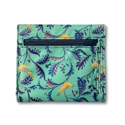 Big Skinny Trixie TriFold Wallet, Holds Up to 30 Cards (Sangria Red Plaid)