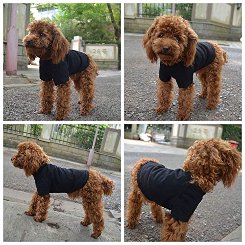 Lovelonglong Pet Clothing Dog Costumes Basic Blank T-Shirt Tee Shirts for Large Dogs Green XXXXL