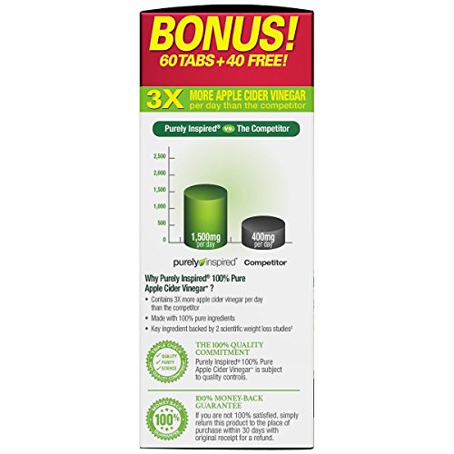 Purely Inspired 7-Day Detox Cleanse - Whole Body Cleanse & Detox Pills for Women & Men, Powered with Senna Leaf, Vitamin C, Apple Cider Vinegar, Digestive Enzymes & Probiotics - 42 Acai Berry Capsules