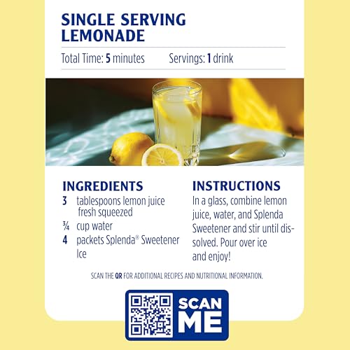 SPLENDA Zero Calorie Sweetener, 200 Count Packets