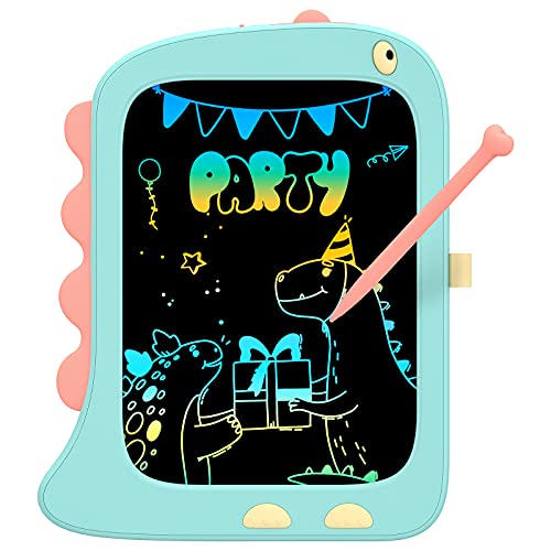 TEKFUN Kids Toys LCD Writing Tablet - 8.5inch Drawing Board, Dinosaur Toys for Kids 3 5 7 2 4 Year Old Boys Girls, Christmas Gifts for Kids Toddler Toys, Dinosaur Games Boy Girl Birthday Gifts (Blue)