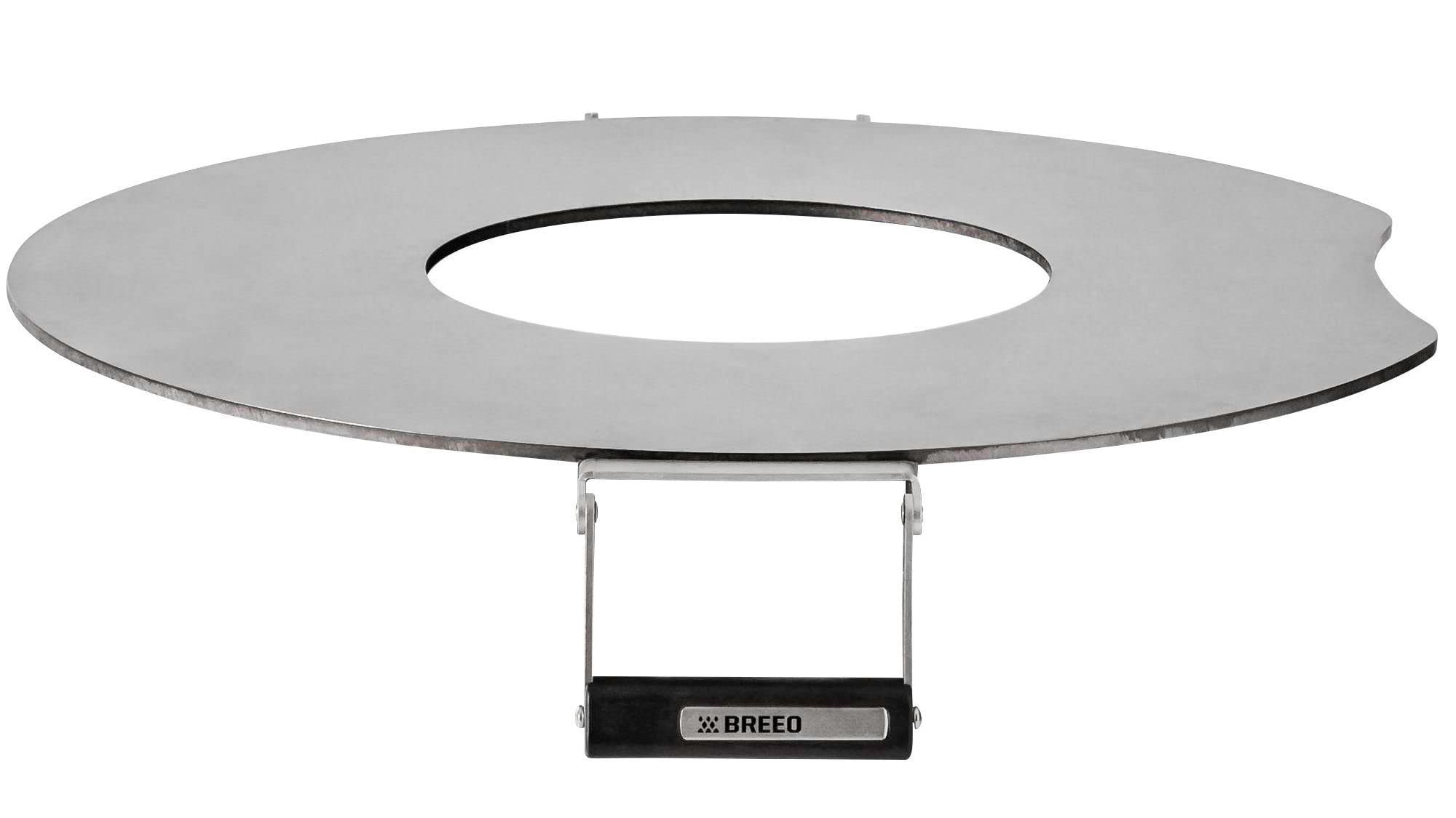 Breeo SearPlate Griddle X24 - Compatible with X Series 24 Smokeless Fire Pit - Outdoor Searing Grill - Durable Flat Top Griddle - Carbon Steel Searing Surface, USA Made - Live-Fire Cooking Accessory