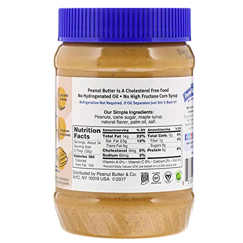 Peanut Butter & Co Mighty Maple -- 16 oz