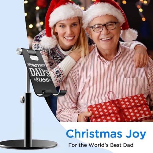 AICase Gifts for Dad, Birthday Christmas Fathers Day Presents for Dad from Daughter and Son, Cool Worlds Best Dads Ideas Stand for iPad/iPhone/Phone