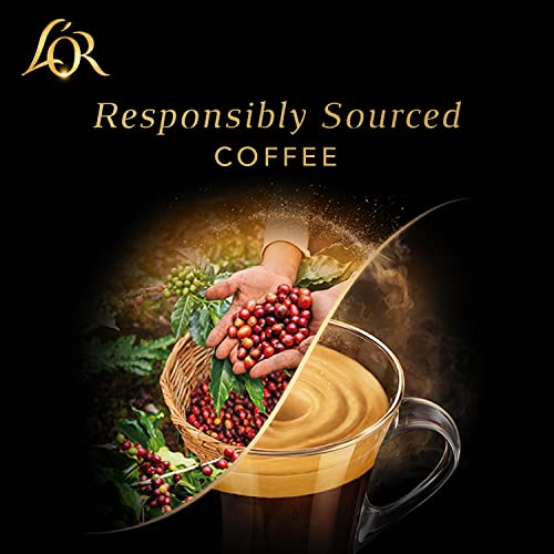 L'OR Espresso Capsules, 50 Count Colombia, Single-Serve Aluminum Coffee Capsules Compatible with the L'OR BARISTA System & *Nespresso Original Machines