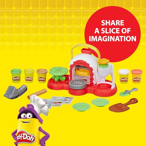 Play-Doh Stamp 'N Top Pizza Oven Toy with 5 Non-Toxic Colors