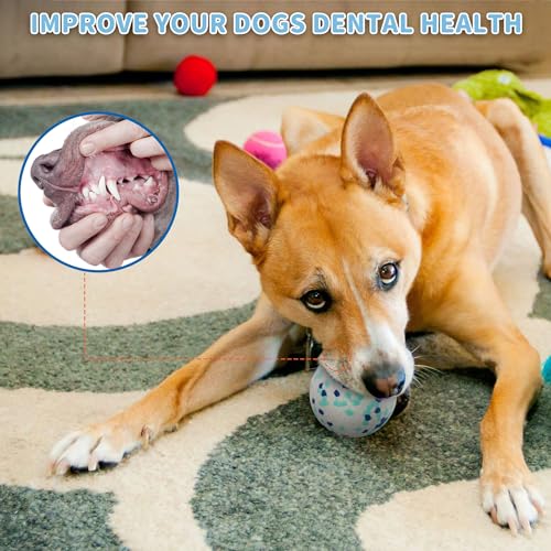 CyperGlory Indestructible Dog Football Ball Toy for Aggressive Chewers: Interactive Pet Toys, Herding and Jolly Ball for Dogs, Durable, Bouncy, and Water Toy Fetch Balls,Elliptical (Orange)