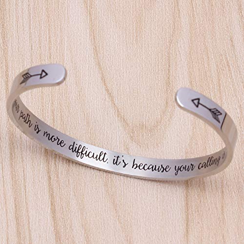 Btysun Mom Gifts for Christmas Inspirational Bracelets for Women Thanksgiving Gift Mother Birthday Gifts for Mom Cuff Bracelet Mom Gifts Mantra Quotes Engraved Jewelry