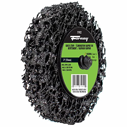 Quick Change Stripping Disc, 3" (2-Pack of Forney 71952)