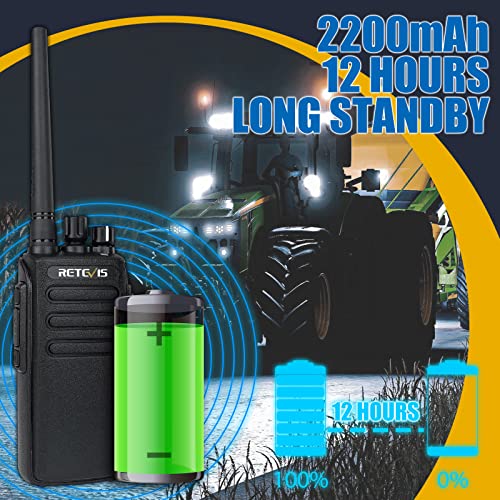Retevis RT81V Digital Walkie Talkie,2 Meter Radio,Waterproof Two Way Radios Long Range,Dual Time Slot,Heavy Duty 2 Way Radio for Rural Area (2 Pack)