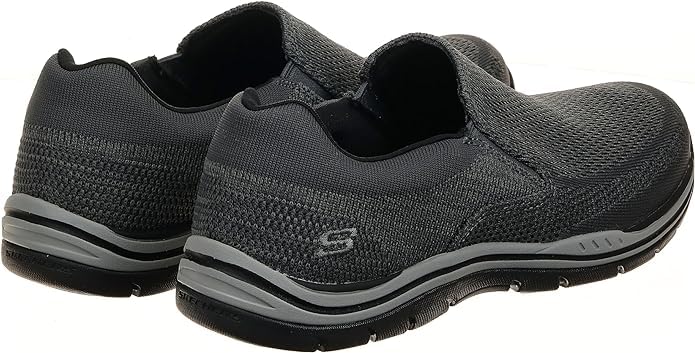 Skechers Men's Expected Gomel Slip-On Loafer, Charcoal, 11.5 XW US