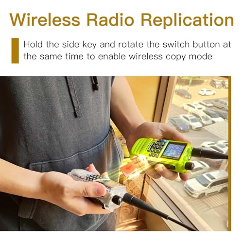 TIDRADIO TD-H3 GMRS Radio Multi-Band Receiving Long Range Walkie Talkies,USB-C Programming & Charging,2500mAh Battery,AM/FM Reception,Wireless Radio Replication,DTMF NOAA VOX SCAN,Support Chirp