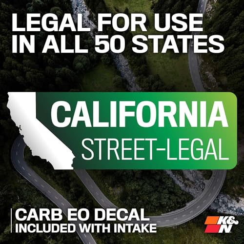 K&N Cold Air Intake System: High-Flow Air Filter, Increase Performance & Towing: Compatible with 1994-2004 Chervolet/GMC Silverado 1500,2500,3500, Sierra 1500, 57-3021-1