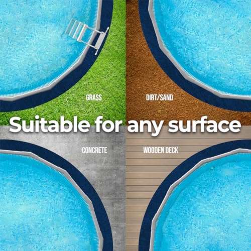 Shop Square 10-Foot-by-15-Foot Oval Pool Liner Pad for Above Ground Pools - Under Pool Padding, Above Ground Pool Pad Oval, Puncture Protection, Extend Liner Life, Durable Geotextile Material