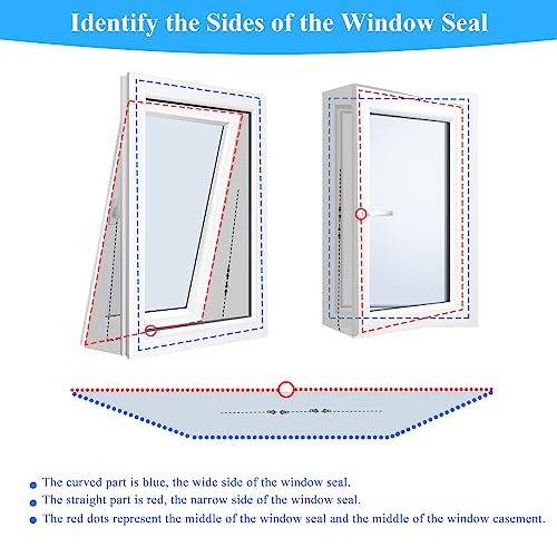 300CM (118") Portable Dryer Window Vent Kit with 2 Zipper Doors, Universal Casement Window Vent Seal Kit for Mobile Dryer and Air Conditioner, Upgraded Full Sealing Waterproof AC Window Seal Kit