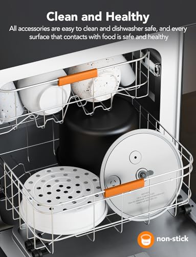 GoveeLife Smart Rice Cooker, 6-in-1 Multi-Cooker, Slow Cooker, Yogurt Maker, Saute Pan, Steamer, Food Warmer, 1000W, 10-Cup Uncooked 5.2 Quart, Includes App with 33 Recipes