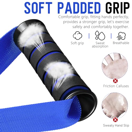 WALITO Exercise Handles, Replacement Cable Machine Attachments for Home Gym Equipment, Pulley System, Pilates, Resistance Bands, Strength Trainer, Heavy Duty Working Out Handles Accessories