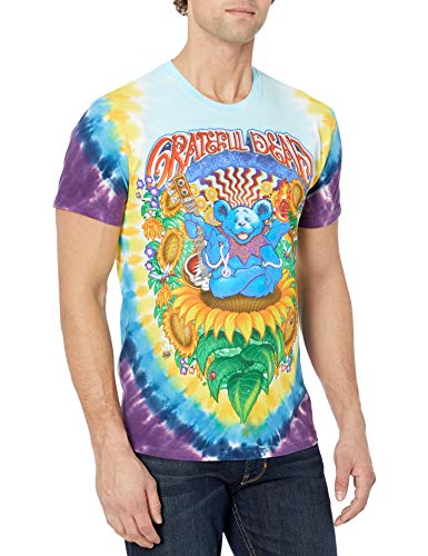 Liquid Blue Men's Grateful Dead Guru Bear T-Shirt, Multi, Medium