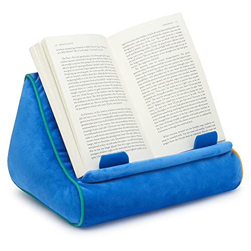 Book Couch iPad Stand | Tablet Stand | Book Holder| Reading Pillow | Reading in Bed at Home | Tablet Lap Rest Cushion | Fun Novelty Gift Idea for Readers, Book Lovers | Phones and eReaders (Black)